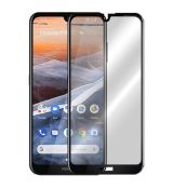 Tvrdené sklo 5D FULL COVER (full glue) 9H PRO (TG) pre NOKIA 3.2 - čierne