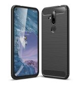 Púzdro CARBON LUX pre NOKIA 6.2(NOKIA 7.2) - čierne