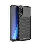 Púzdro FOCUS CARBON CASE pre SAMSUNG GALAXY A50 (A505F) - čierne