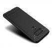 Púzdro CARBON CASE pre LG Q60 (LG K50) - čierne