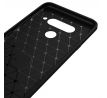 Púzdro CARBON CASE pre LG Q60 (LG K50) - čierne