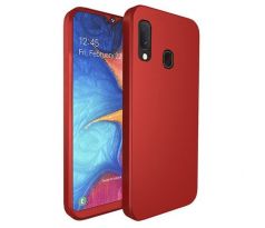 Púzdro 360 FULL BODY + TVRDENÉ SKLO pre SAMSUNG GALAXY A20e (A202F) - červené
