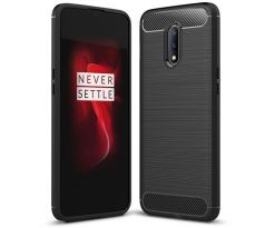 Púzdro CARBON CASE pre OnePlus 7 - čierne