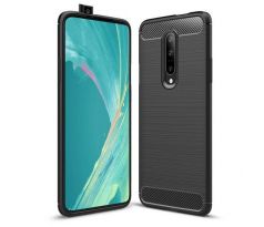 Púzdro CARBON CASE pre OnePlus 7 PRO - čierne