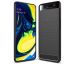 Púzdro CARBON CASE pre SAMSUNG GALAXY A80 (A805F) - čierne