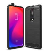 Púzdro CARBON CASE pre XIAOMI Mi 9T(9T PRO/REDMI K20/PRO) - čierne