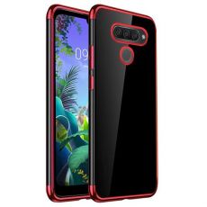 Púzdro ELEGANCE TPU CASE pre LG Q60 - červené