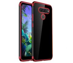 Púzdro ELEGANCE TPU CASE pre LG Q60 - červené