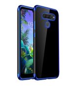 Púzdro ELEGANCE TPU CASE pre LG Q60 - modré
