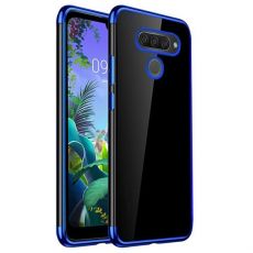 Púzdro ELEGANCE TPU CASE pre LG Q60 - modré
