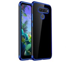 Púzdro ELEGANCE TPU CASE pre LG Q60 - modré