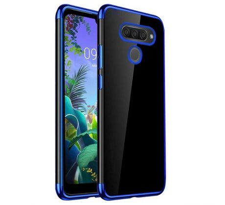 Púzdro ELEGANCE TPU CASE pre LG Q60 - modré