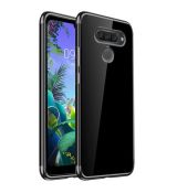 Púzdro ELEGANCE TPU CASE pre LG Q60 - čierne