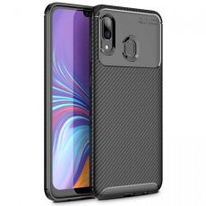 Púzdro FOCUS CARBON CASE pre SAMSUNG GALAXY A40 (A405F) - čierne