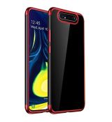 Púzdro ELEGANCE TPU CASE pre SAMSUNG GALAXY A80 (A805F) - červené