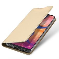 Púzdro knižkové DUX DUCIS PRO SKIN SERIES pre SAMSUNG GALAXY A20e (A202F) - zlaté