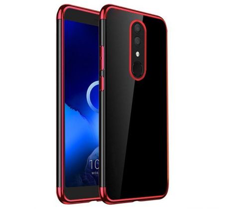 Púzdro ELEGANCE TPU CASE pre ALCATEL 1X (2019) - červené