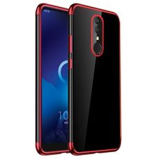 Púzdro ELEGANCE TPU CASE pre ALCATEL 3 (2019) - červené