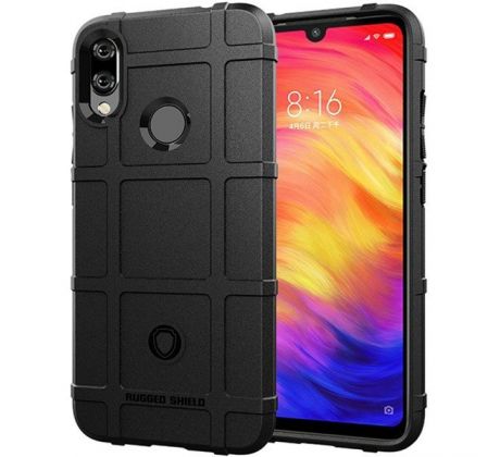 Púzdro (Zadný kryt) RUGGED SHIELD pre XIAOMI REDMI NOTE 7 (NOTE 7 PRO) - čierne