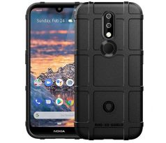 Púzdro (Zadný kryt) RUGGED SHIELD pre HUAWEI MATE 20 LITE - čierne