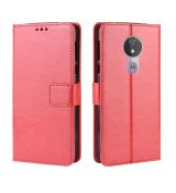 Púzdro knižkové diárové WALLET LEATHER pre MOTOROLA MOTO G7 POWER - červené