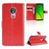 Púzdro knižkové diárové WALLET LEATHER pre MOTOROLA MOTO G7 POWER - červené