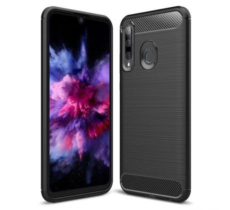 Púzdro FORCELL CARBON pre HUAWEI HONOR 20 LITE - čierne