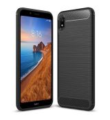 Púzdro CARBON CASE pre XIAOMI REDMI 7A - čierne