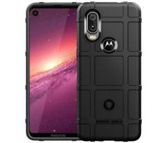 Púzdro (Zadný kryt) RUGGED SHIELD pre MOTOROLA ONE VISION - čierne