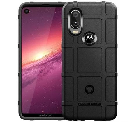 Púzdro (Zadný kryt) RUGGED SHIELD pre MOTOROLA ONE VISION - čierne