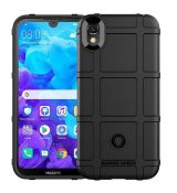 Púzdro (Zadný kryt) RUGGED SHIELD pre HUAWEI Y5 (2019)/HONOR 8S - čierne