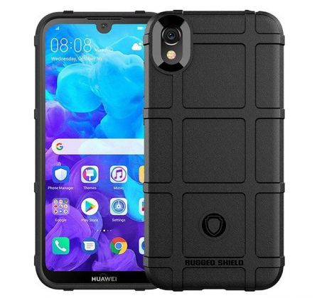 Púzdro (Zadný kryt) RUGGED SHIELD pre HUAWEI Y5 (2019)/HONOR 8S - čierne