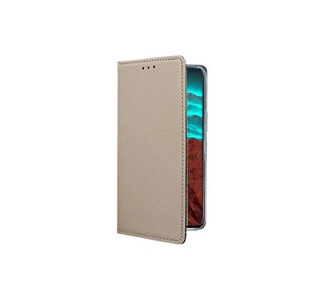 Púzdro knižkové SMART BOOK CASE pre MOTOROLA MOTO G7 POWER - zlaté