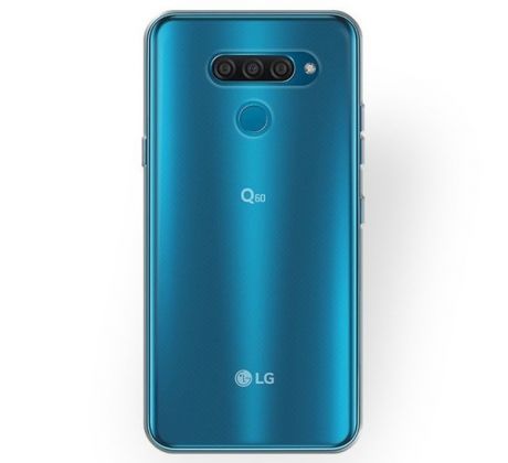 Púzdro SILIKÓNOVÉ ULTRA SLIM 0,3mm pre LG Q60 (LG K50) - transparentné