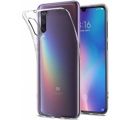 Púzdro SILIKÓNOVÉ ULTRA SLIM 0,3mm pre XIAOMI Mi 9 SE - transparentné