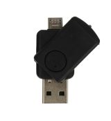 čítačka OTG SMART CR08 MICRO Usb - čierna