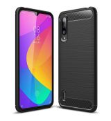Púzdro CARBON CASE pre XIAOMI Mi 9 LITE - čierne
