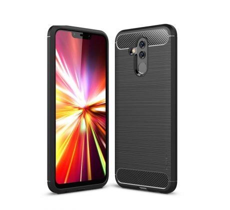 Púzdro (Zadný kryt) IPAKY CARBON CASE pre HUAWEI MATE 20 LITE - čierne