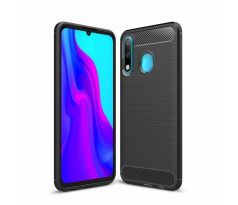 Púzdro (Zadný kryt) IPAKY CARBON FIBER CASE pre HUAWEI P30 LITE - čierne