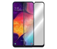 Tvrdené sklo 5D FULL COVER (full glue) 9H PRO (TG) pre SAMSUNG GALAXY A50 (A505F) - čierne