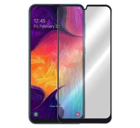 Tvrdené sklo 5D FULL COVER (full glue) 9H PRO (TG) pre SAMSUNG GALAXY A50 (A505F) - čierne