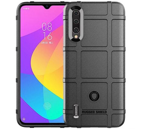 Púzdro (Zadný kryt) RUGGED SHIELD pre XIAOMI Mi 9 LITE - čierne