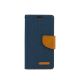 Púzdro knižkové diárové CANVAS BOOK pre SAMSUNG GALAXY A40 (A405F) - navy