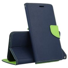 Púzdro knižkové diárové FANCY pre HUAWEI P30 - modro žlté