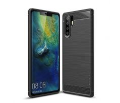 Púzdro (Zadný kryt) IPAKY CARBON FIBER CASE pre HUAWEI P30 PRO - čierne