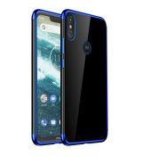 Púzdro ELEGANCE TPU CASE pre MOTOROLA ONE ACTION - modré