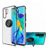 Púzdro ELEGANCE RING TPU CASE pre MOTOROLA ONE ACTION - čierne
