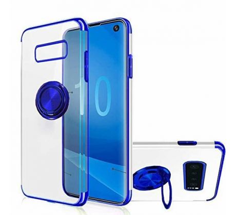 Púzdro ELEGANCE RING TPU CASE pre MOTOROLA ONE ACTION - modré