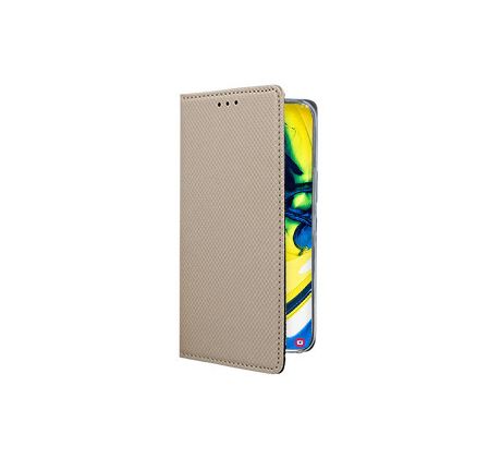 Púzdro knižkové SMART BOOK CASE pre SAMSUNG GALAXY A80 (A805F) - zlaté