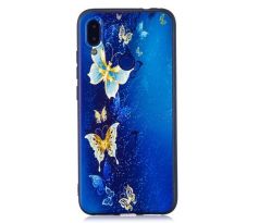 Púzdro SILIKÓNOVÉ SLIM CASE ART pre XIAOMI REDMI NOTE 7 (NOTE 7 PRO) - motýľ